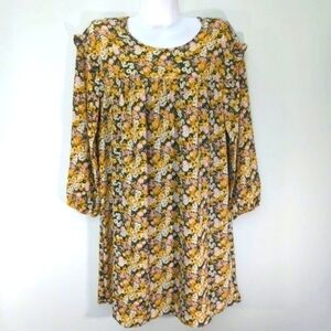 BCBGENERATION‎ Floral Long Sleeve  Dress